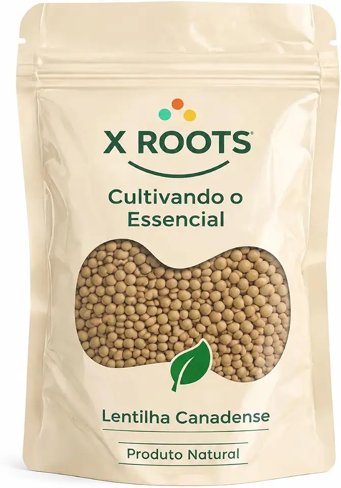 Lentilha Canadense Verde Premium 1kg - X Roots