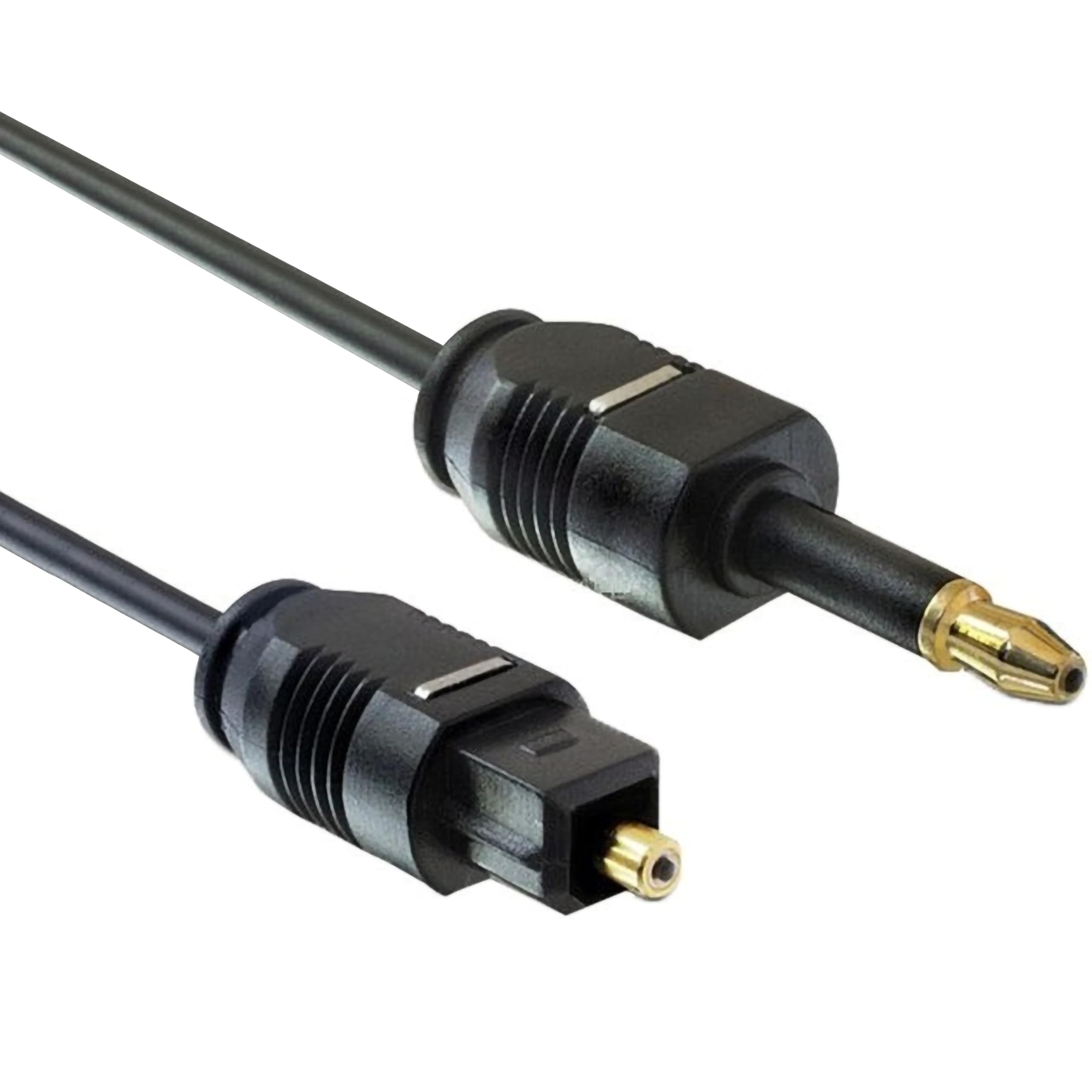 Cavo Audio Ottico Jack Toslink A Mini Toslink 3,5 Mm, 1,5 Metri, Connettori Placcati Oro, Per Chromecast Audio, MacBook, Home Theater - 4