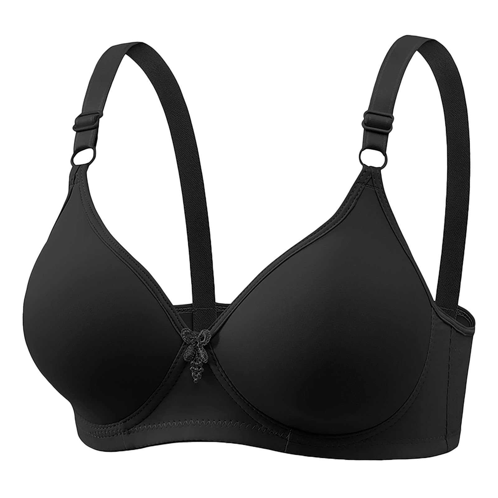 Push Up Bra for Women 2025 No Underwire T-Shirt Bra Full Coverage Bra Hide Back Fat Smoothing Everyday