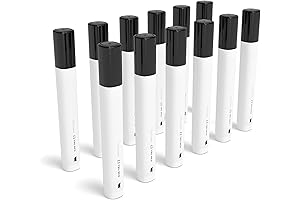 Tru Red Chisel Tip Black Dry Erase Markers, 36-Pack (TR61440-CCVS)