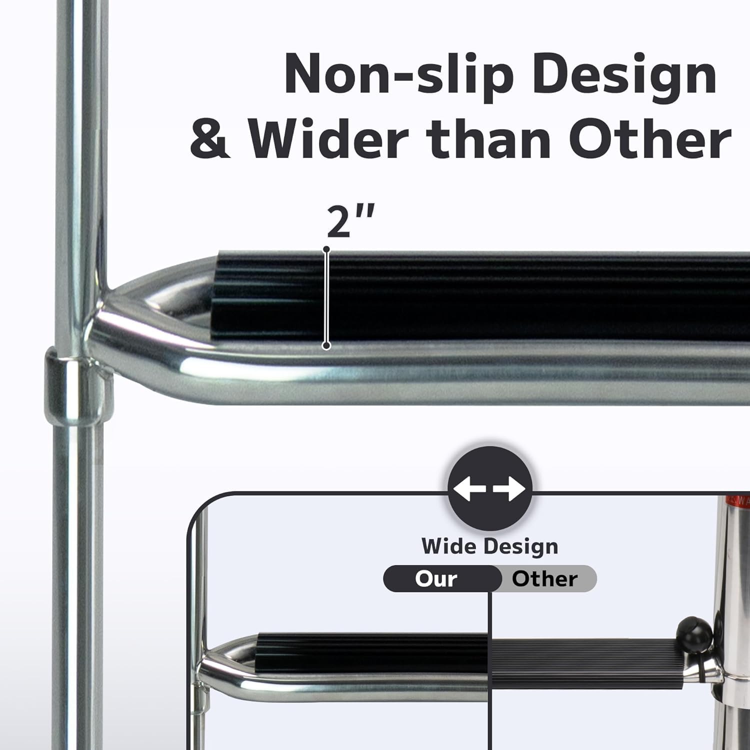Scaletta Da Bagno Scaletta Telescopica Per Piscina Barche, Barche Scalette Pieghevoli Nuoto, Ponte Yacht Galleggiante in Acciaio Inox Con Pedale Antiscivolo/Barca