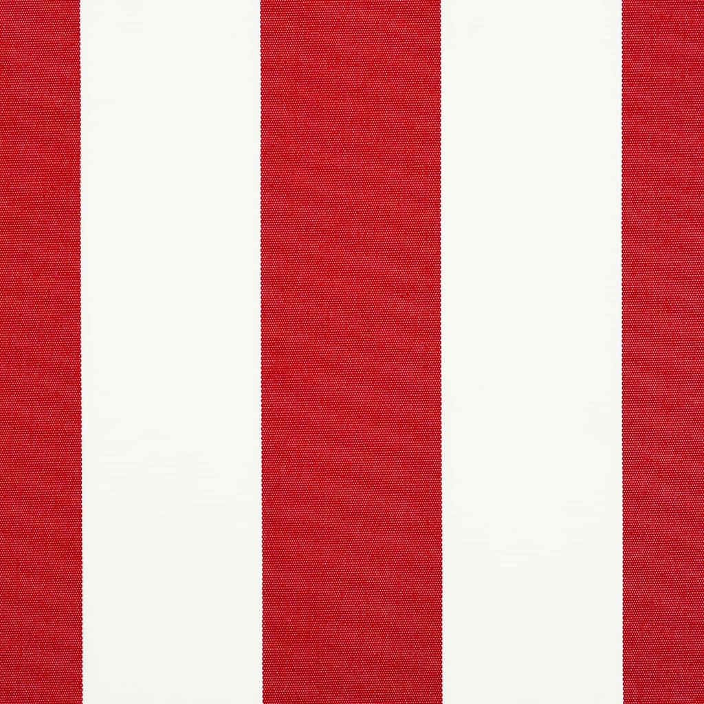 Toldo articulado extensible rojo y blanco, 500 x 350 cm, protección solar para balcón, terraza, jardín, toldo resistente a la intemperie, manivela, estor enrollable UV, extensible, exterior