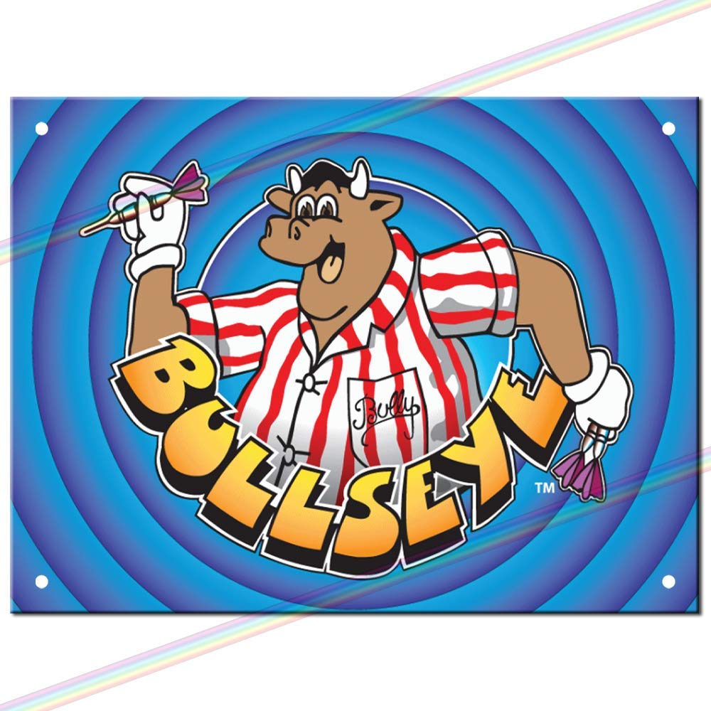 Signs 2 All Red Metal Signs - Bullseye. Man Cave Tin Metal Sign Hanging Wall Plaque Kitchen Shed Garage. Medium (20Cm X 15Cm)