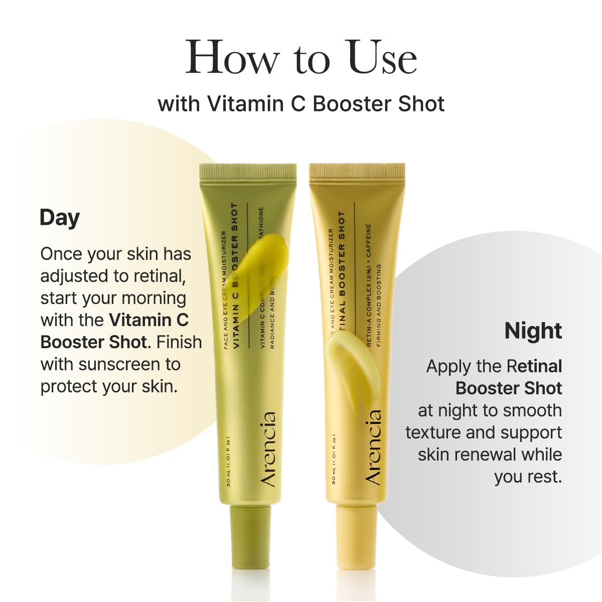 Arencia Retinal Booster Shot Serum, Firming Advanced Night Serum with Caffeine and Ectoin for Mature Skin, Pore Minimizing, WFine Lines & Wrinkles, Korean Skincare 30ml/1.01 fl.oz - Image 8