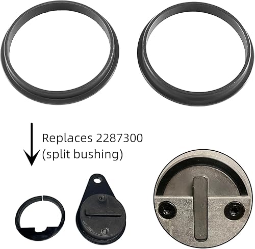 Miniatura 2 de 2 piezas El buje de pivote estándar Minn-Ko-ta (sustituye a 2287300) de repuesto en motores de arrastre Maxxum, Fortrex, Ultrex, Riptide - Buje de