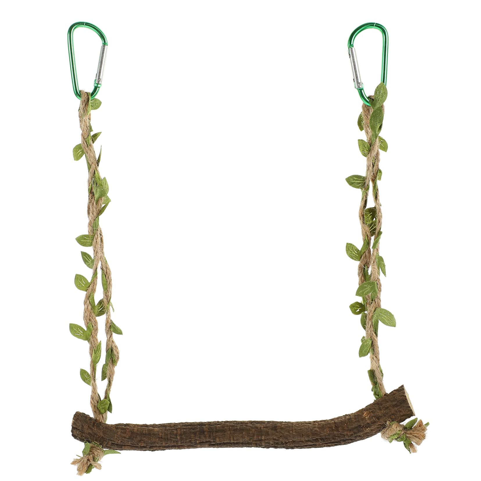 YARNOW 5pièces Perche pour Oiseaux Jouet à Balançoire Naturel pour Perruches Et Perroquets Support Entraînement Pratique Et Accessoire pour Cage à Oiseaux