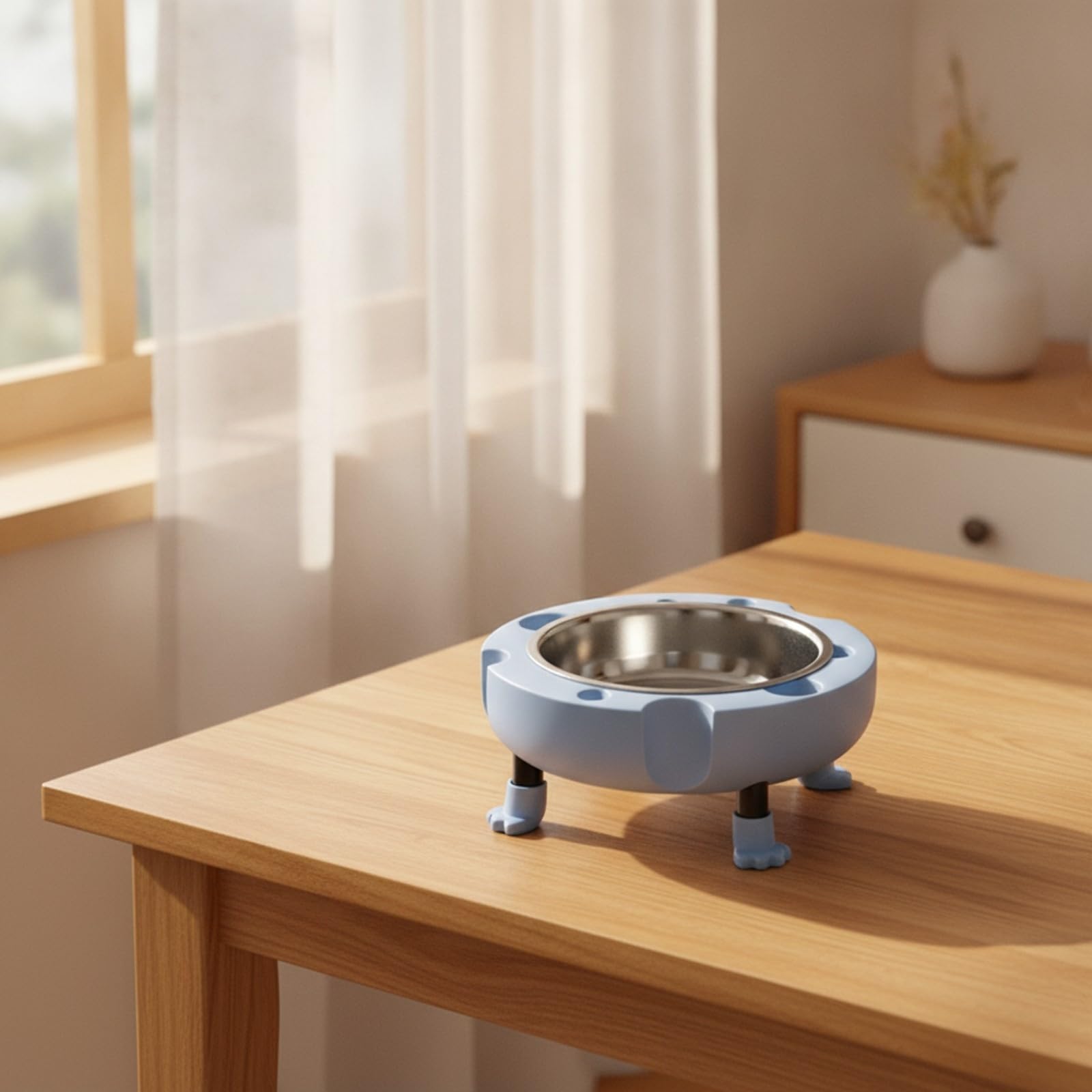 Comedero para Mascotas Estable | Antideslizante, Plato, para Cocina,