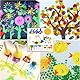 Schwamm Malerei Pinsel Set,30 Stücke Kinder Schwammpinsel Malwerkzeuge,Kinder Malwerkzeuge Set DIY-Handmalerei-Werkzeuge Schwammbürste Werkzeug für Kinder Kunsthandwerk