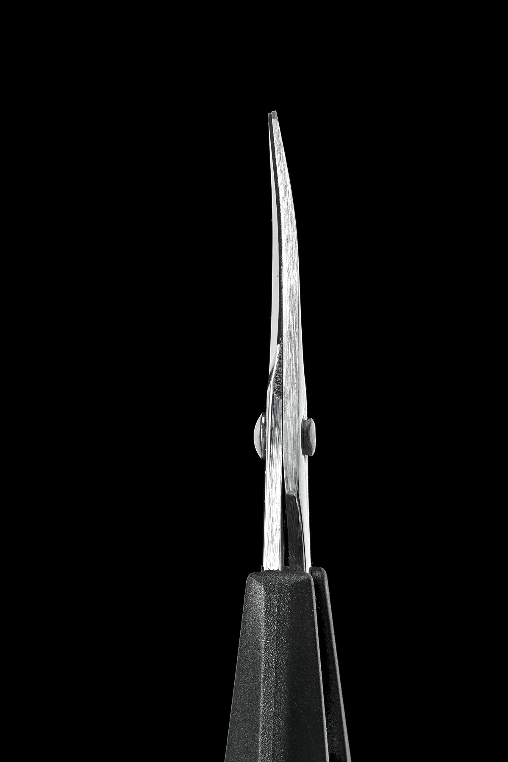 Seki EDGE SS-205 | Made in Japan | Tijeras de uñas de acero inoxidable | afiladas a mano | mangos ergonómicos | para uñas y cutículas | también para uñas finas, blandas y acrílicas