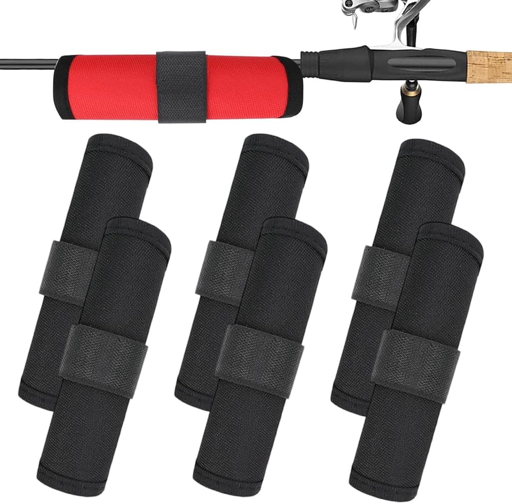 Fishing Lure Wraps, 2026 New Fishing Lure Covers for Fishing Rod Hook Cover Safe Bait Storage, Bait Shield with Hook and Loop Fastener