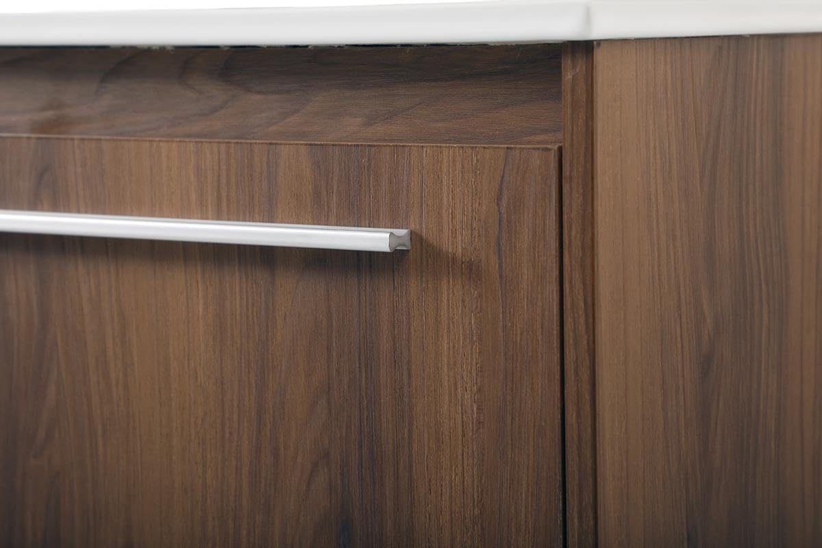 40 Inch Single Bathroom Floating Vanity in Walnut Brown, 714550