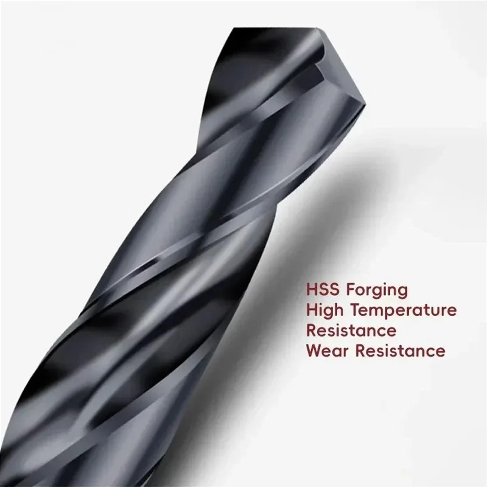 Brocas helicoidales El taladro helicoidal HSS se puede utilizar for procesar piezas de metal, PVC, madera, aluminio y otros materiales(12mm(5pcs))