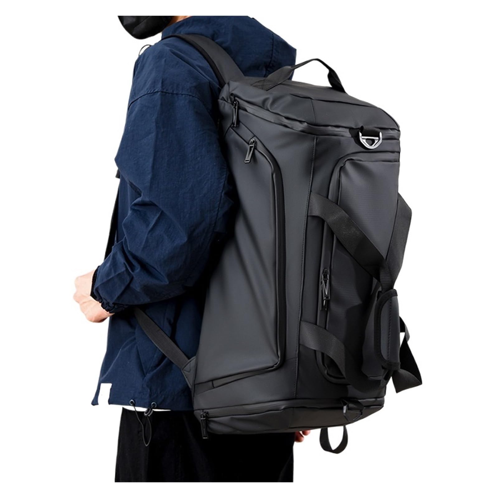 Bolsa Grande for Gimnasio y natación, Deportes de separación Ropa Seca húmeda, Bolso con Compartimento Independiente for Zapatos, Mochila, Bandolera un Solo Hombro
