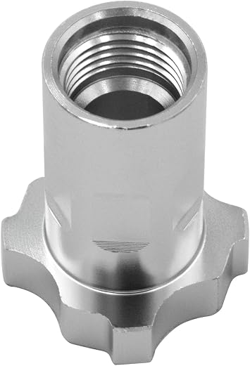 INTERTOOL Spray Gun Cup 16mm Female Adapter with 1.5mm Thread, Compatible with disposable Paint Liner and Lid Cup Systems PT08-2100