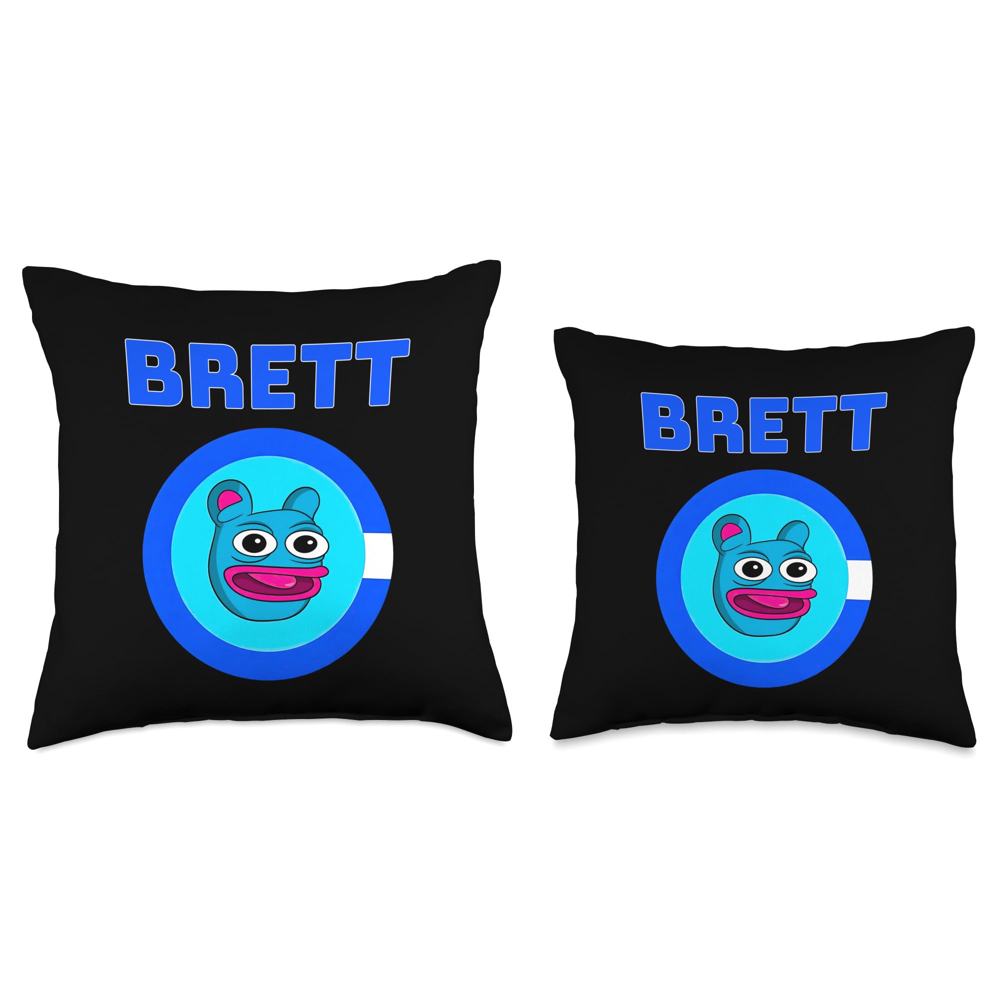 Amazon.com: Brett Coin: The Next Big Crypto Meme Throw Pillow : Home &  Kitchen