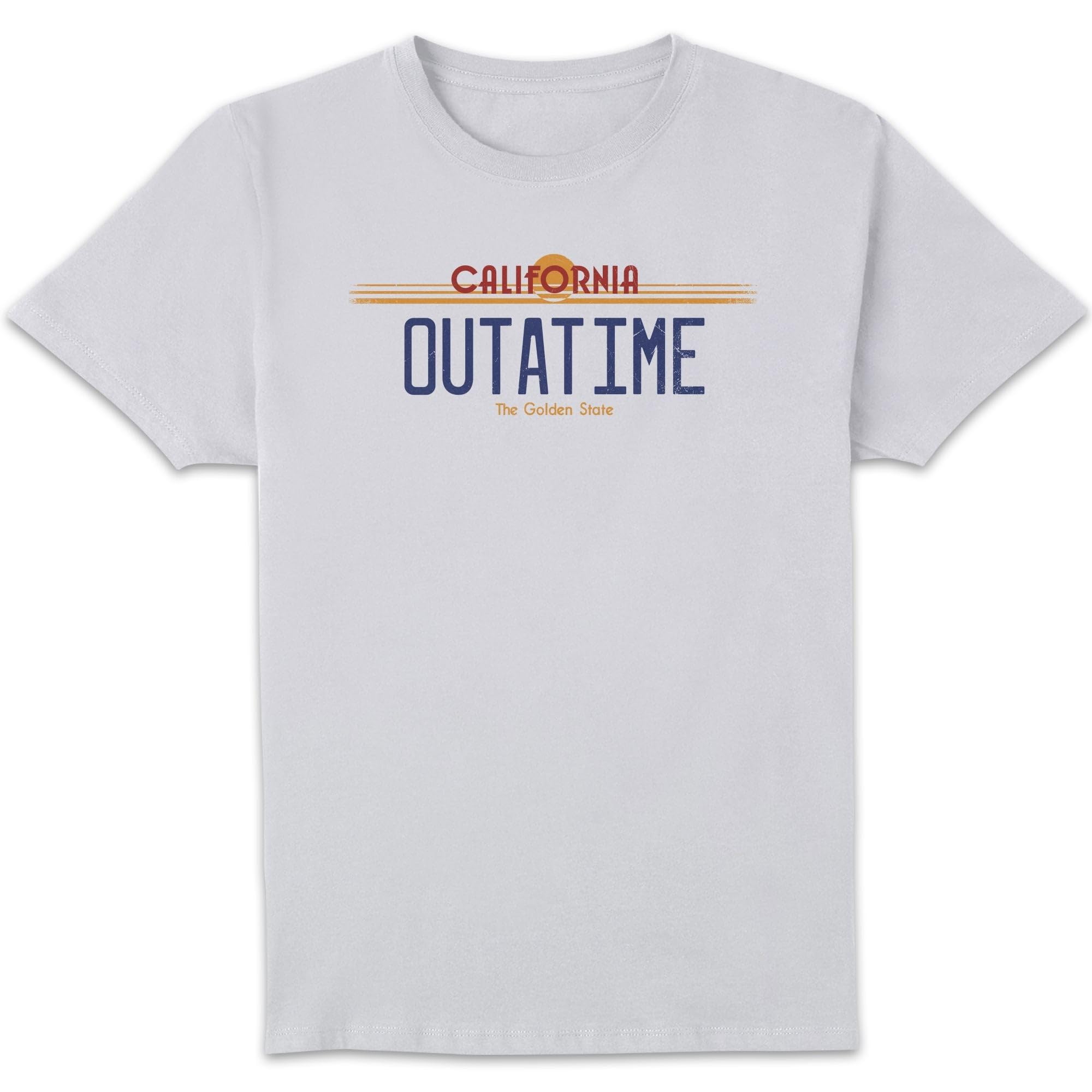 Zavvi Unisex Multi Back To The Future Outatime Plate Men's T-Shirt - White L