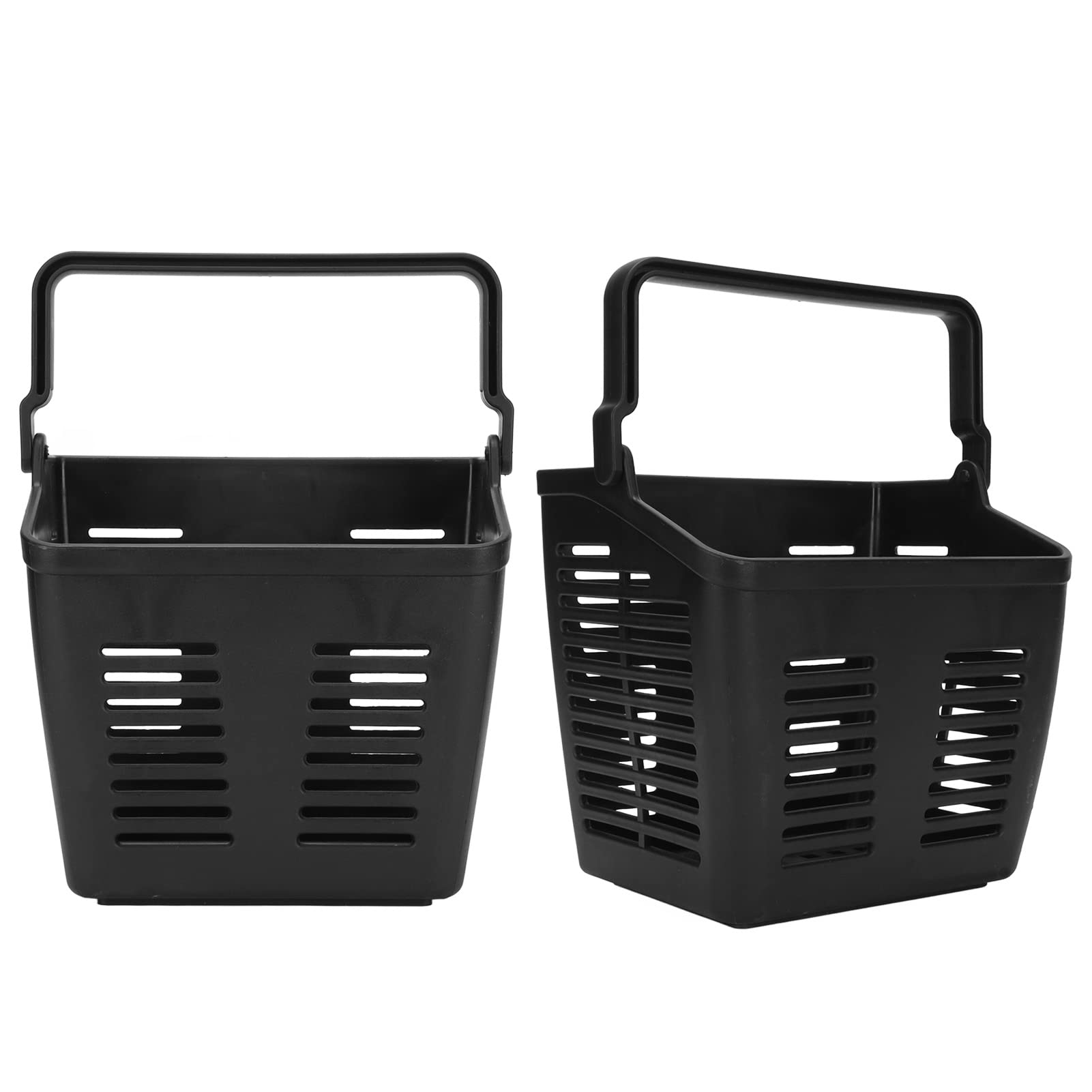 Cesta universal de movilidad para scooter, accesorios delanteros para scooter, cesta de asa de alta capacidad para compras y viajes, material ABS duradero con fácil instalación para