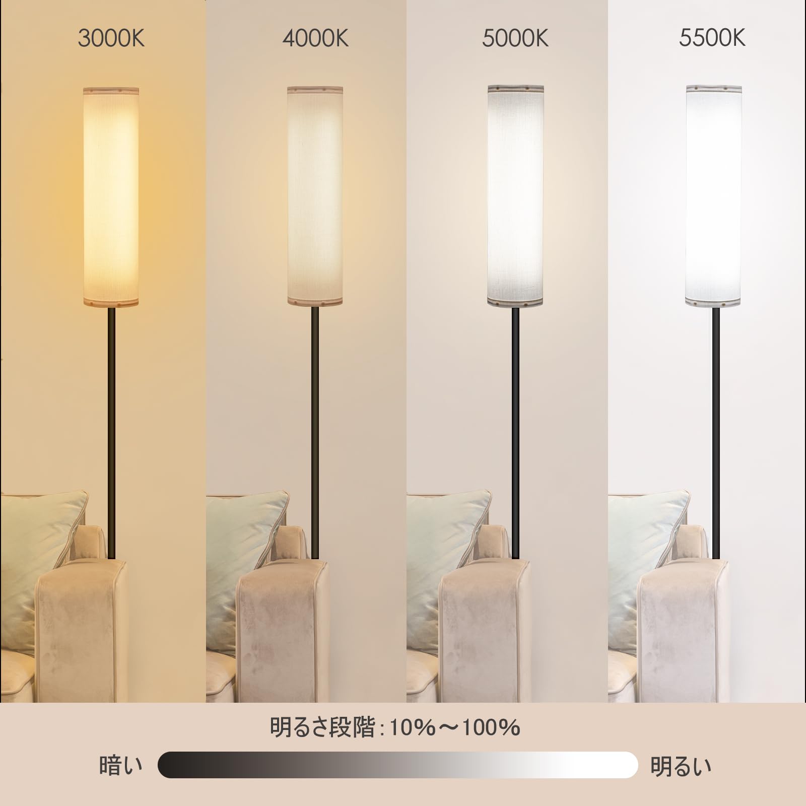 LEDライト フロアスタンド 省エネスタンドライト 間接照明 Amazon.co.jp : フロアライト 間接照明 おしゃれ スタンドライト