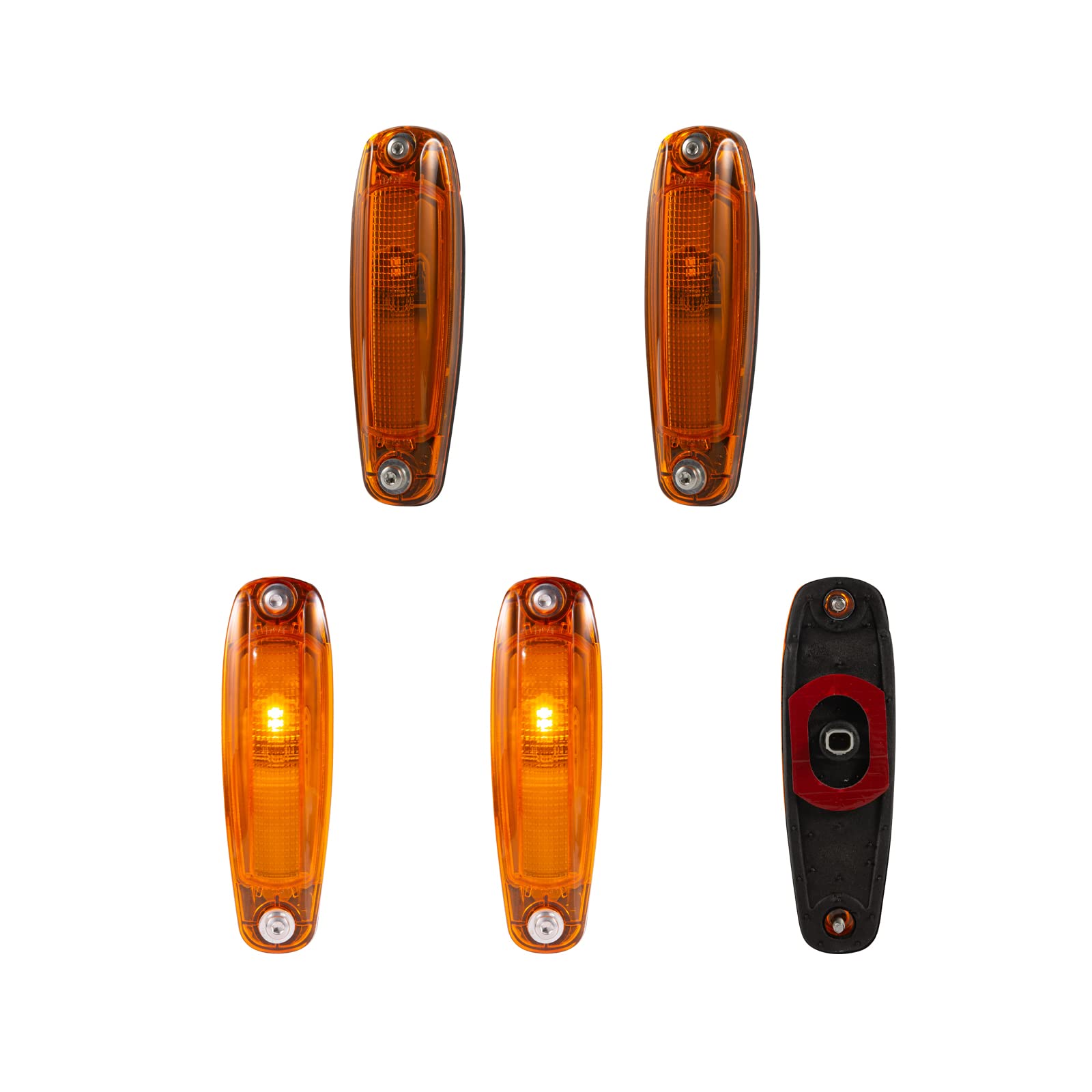 Amazon.com: EVERESTHD 5PCS Cab Roof Marker Light LED Marker Lamp 