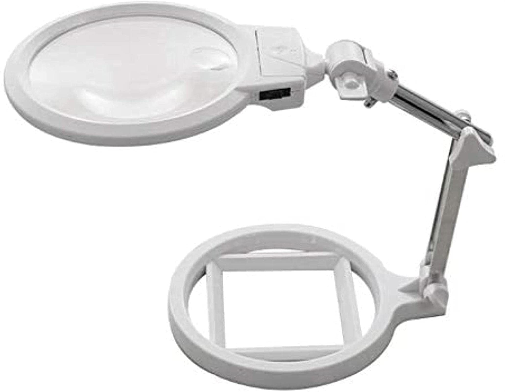 asdchZen Foldable 5X Magnifying Glass Multi-Functional Flexible Desktop Embroidery Reading Loupe Magnifier Beauty Comes