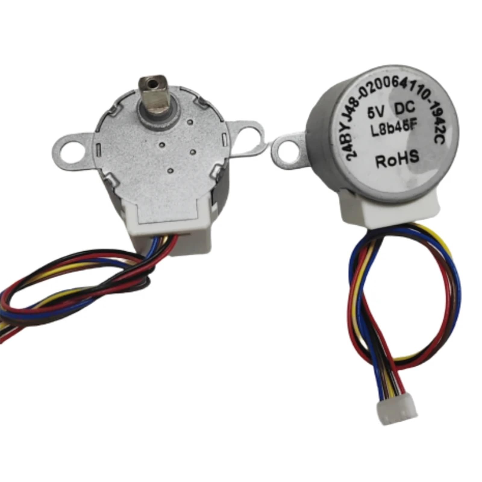 Motor paso a paso de CC de 4 fases y 5 cables, 5 V, 24B-YJ48, relación de reducción: 64:1