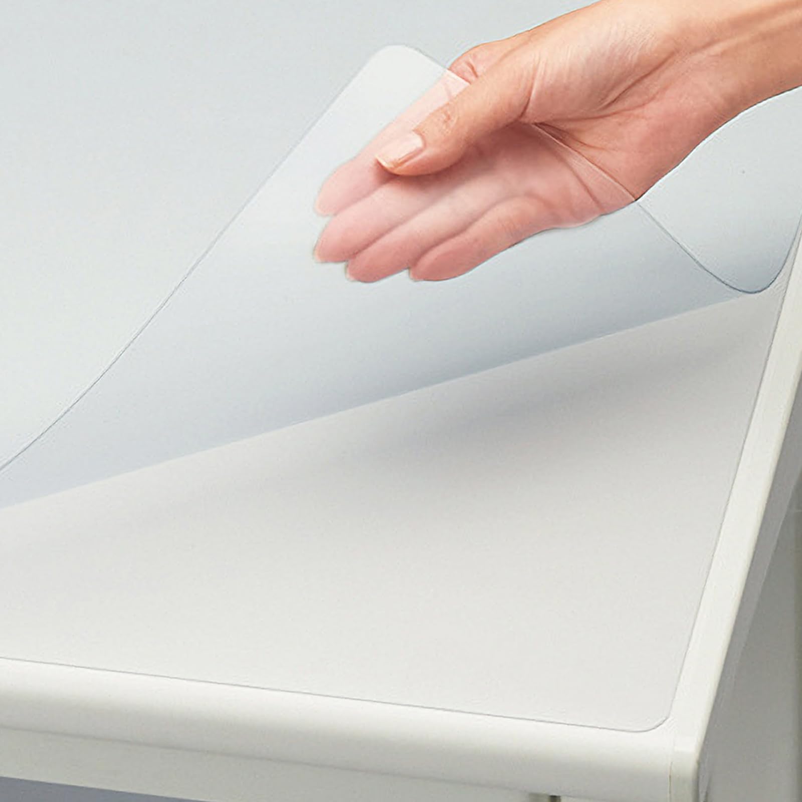 Amazon.co.jp: 市場(ICHIBA) 透明 デスクマットクリアー2枚重ねタイプ