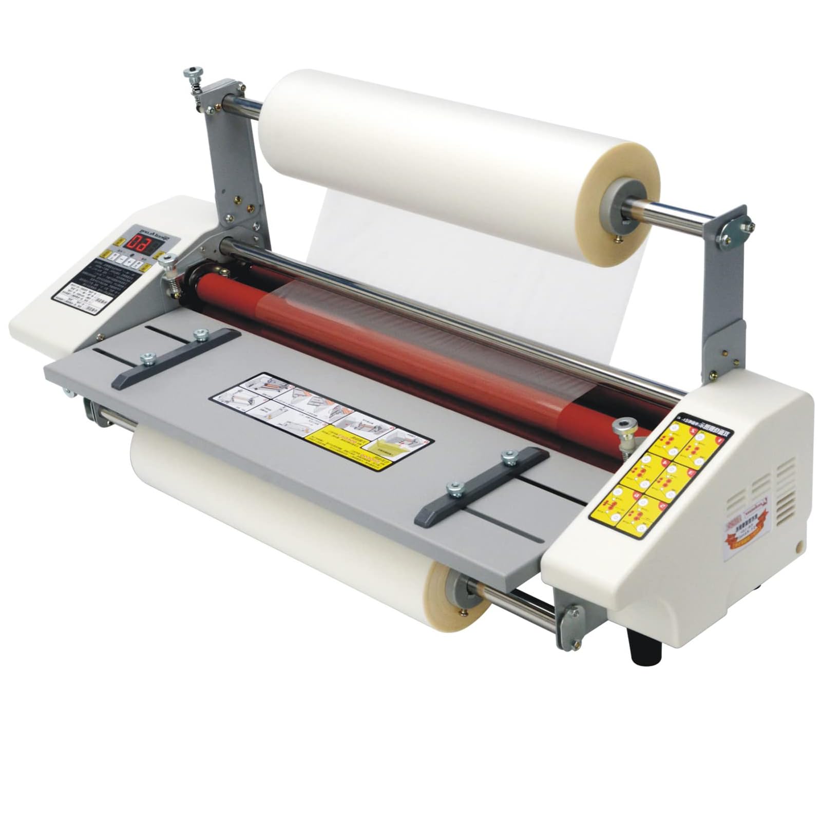 Plastificatrice a Caldo e Freddo, Macchina Plastificatrice A2 a Singola/Doppia Facciata con Trasmissione a 9 Velocità e Inserimento Automatico della Pellicola, Protezione Machine (Excluding Membrane)