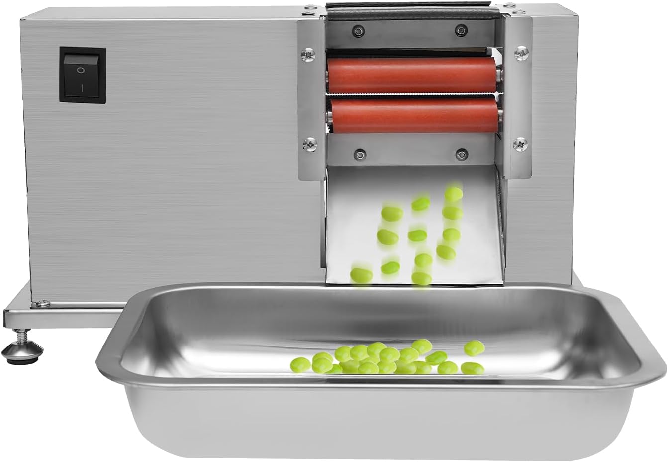 Bean Peeling Machine,20W 50 RPM Stainless Steel Electric