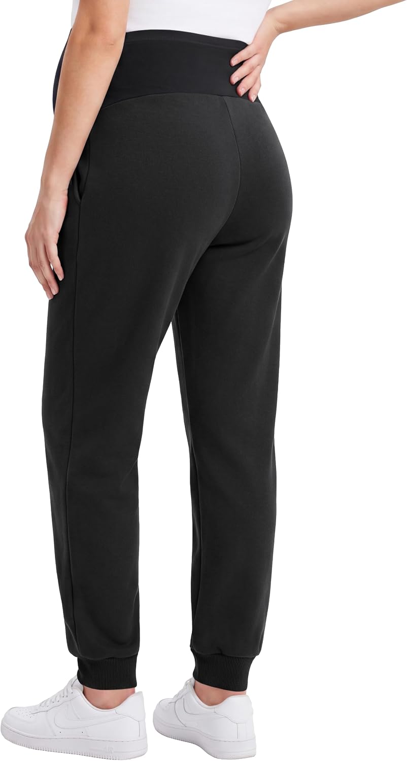 Women's Maternity Joggers with Light Fleece Lining