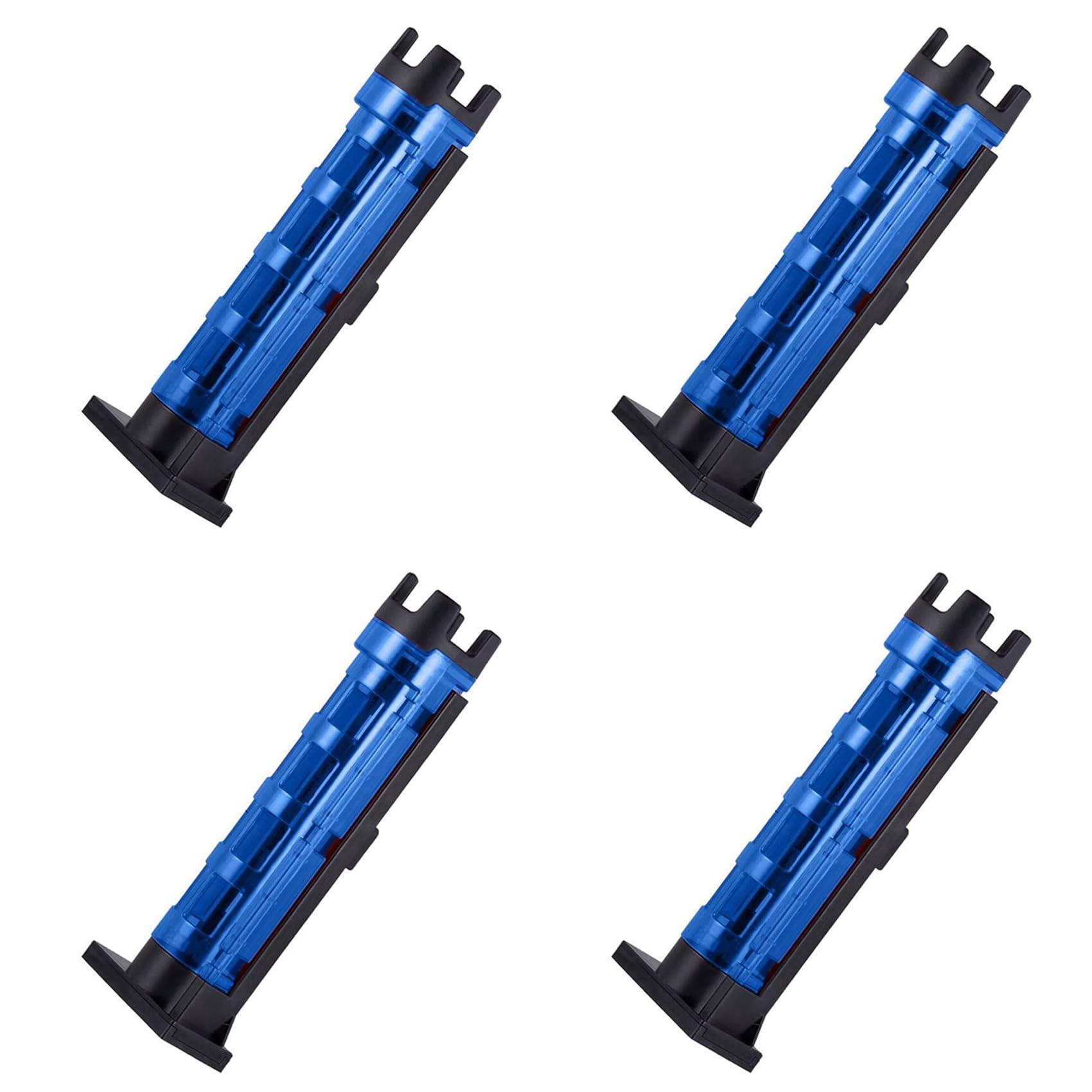 Bloepum 4X Fishing Rod Holder Raft Fishing Accessories Vertical Inserting Device for Box Fishing Tackle-Blue