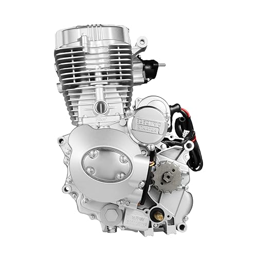 250cc 4-Stroke Engine Motor for ATV Dirt Bike, 5-Speed Manual Transmission Engine CG250 Vertical Engine Motor - Single Cylinder, US Stock