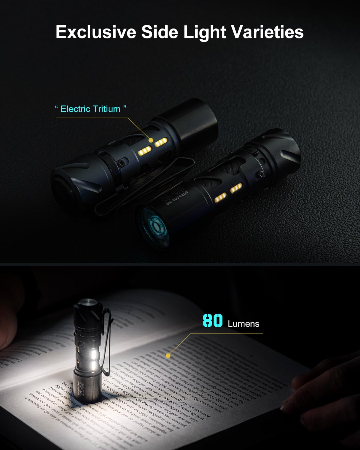 ライト・ランタン LOOP GEAR SK-3 Ti LOOP GEAR SK03 Titanium LED Flashlight 1000Lumens 120 Meters