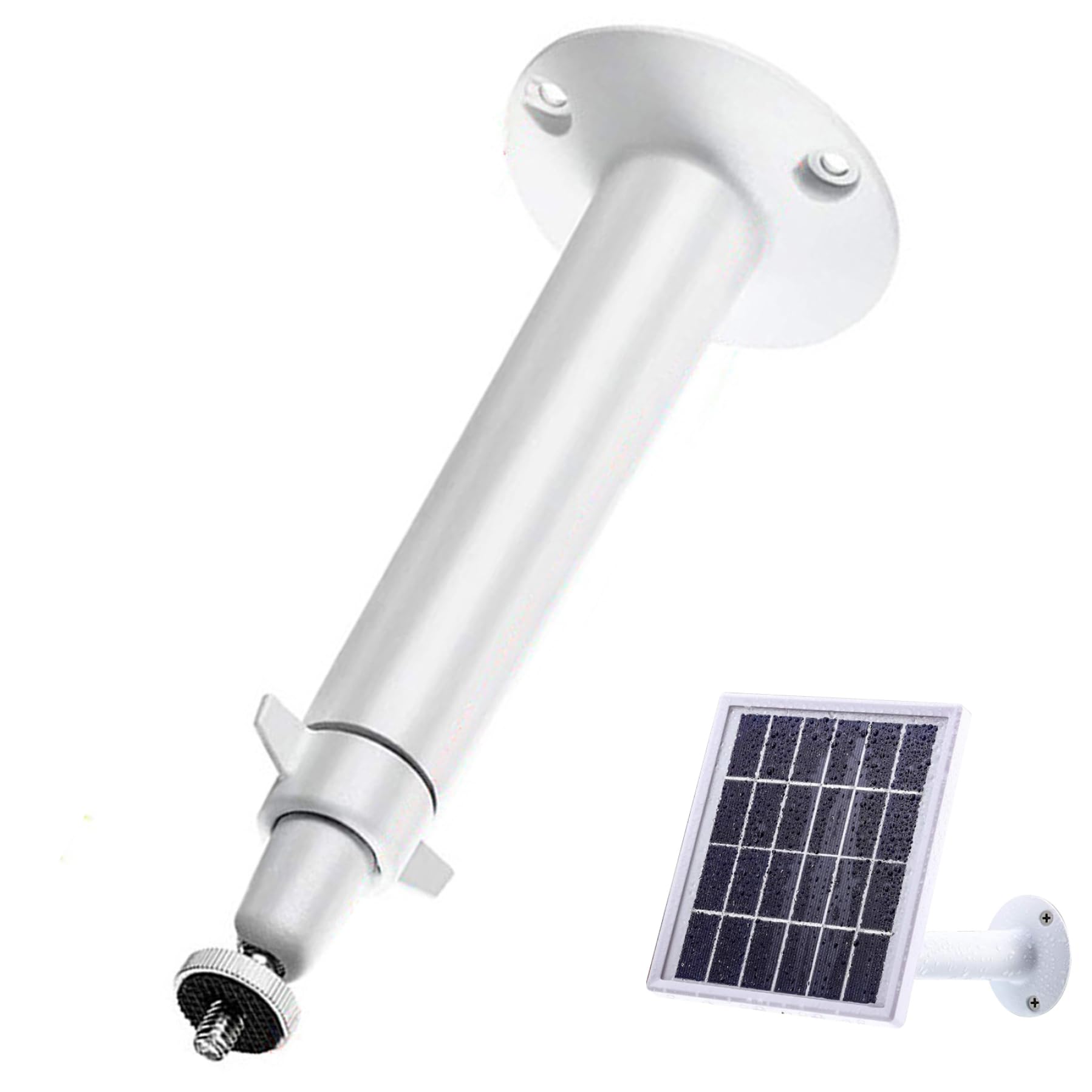 Ring Solar Panel Gutter Mount 360掳 Rotating Adjustable Weatherproof Universal Mounting Brackets for Outdoor Security Camera
