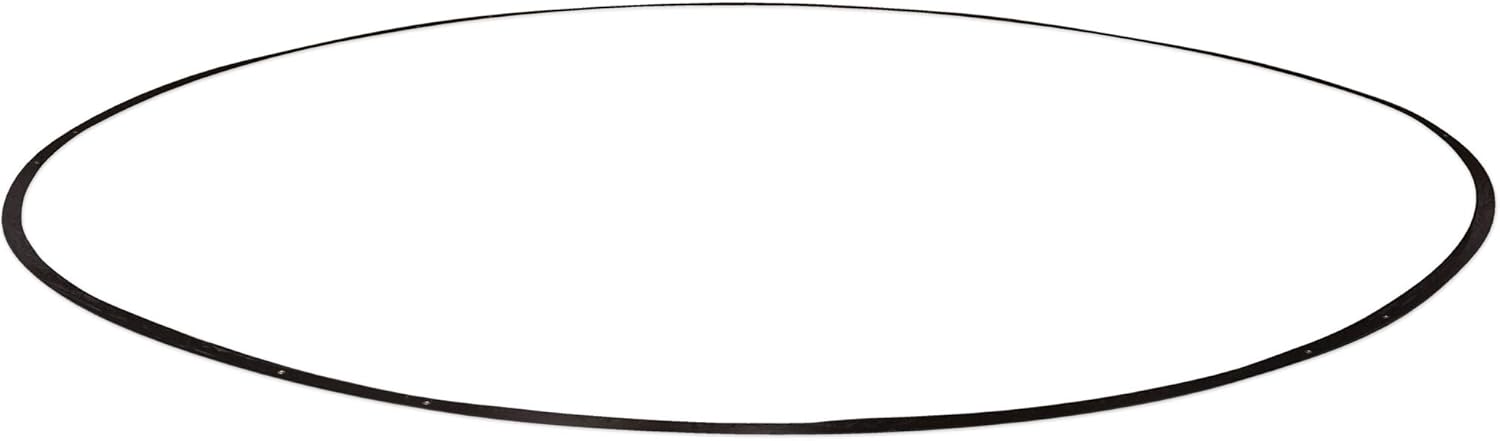 Champion Sports Men’s Lacrosse Crease: Rhino Flex Portable Lacrosse Goal Crease - 18’ Diameter All Weather Crease with Weights, Stakes and Carry Bag