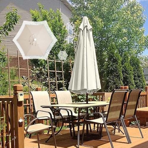 Toldo de repuesto para sombrilla de playa y piscina que crea sombra fresca 4