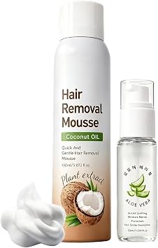 Hair Removal Mousse 100ml Fast-Acting Soothing Smooth Moisturizing