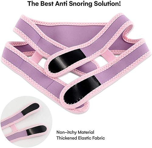 Miniatura 4 de MUYDZ Correa antironquidos para la barbilla, dispositivos antironquidos para ayudar a dormir bien a detener los ronquidos para hombres, mujeres y