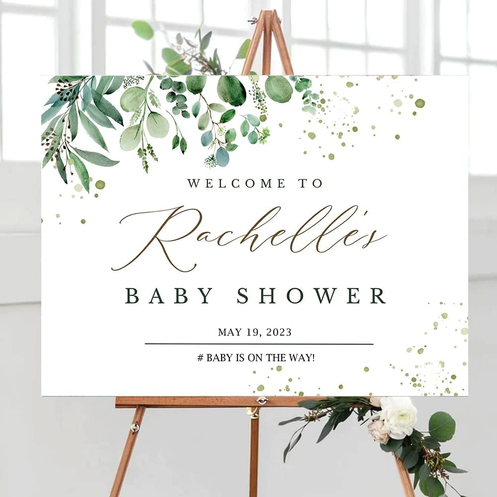Personalized Baby Shower Sign, Baby Shower