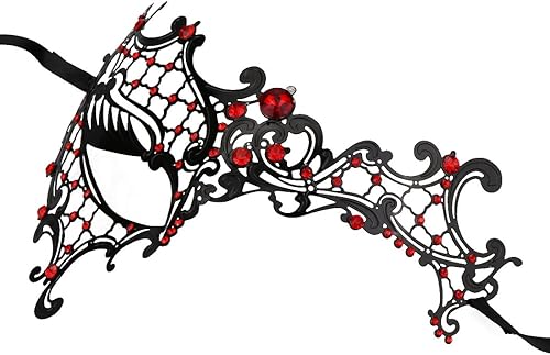 Miniatura 9 de Masquerade Mask Couple Set Metal Masks Venetian Party Mask Halloween Costume Mask Mardi Gras Mask