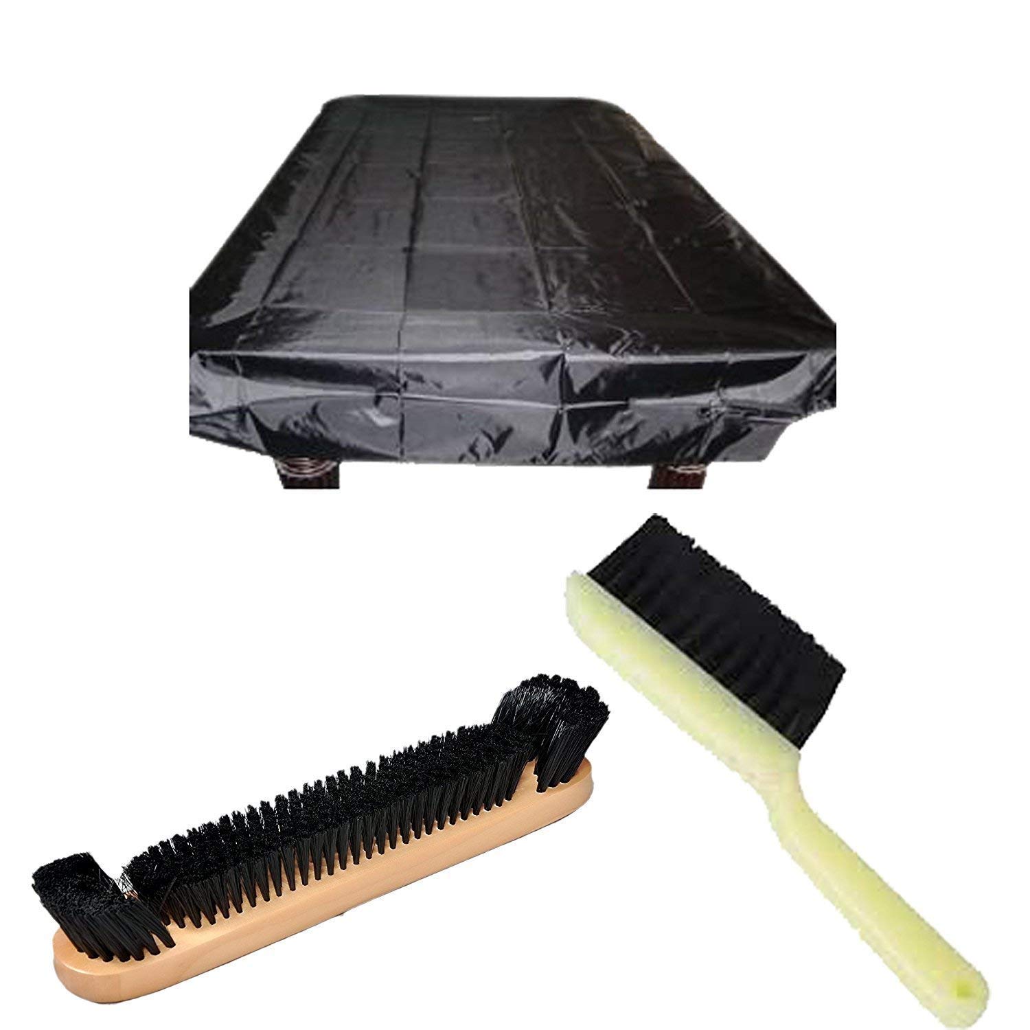 ABA Billiard Cloth Brush, Wooden Handle Snooker Billiard Pool Table Clean Brush Accessories (Pool Table dust Cover with Brush)-picture-15