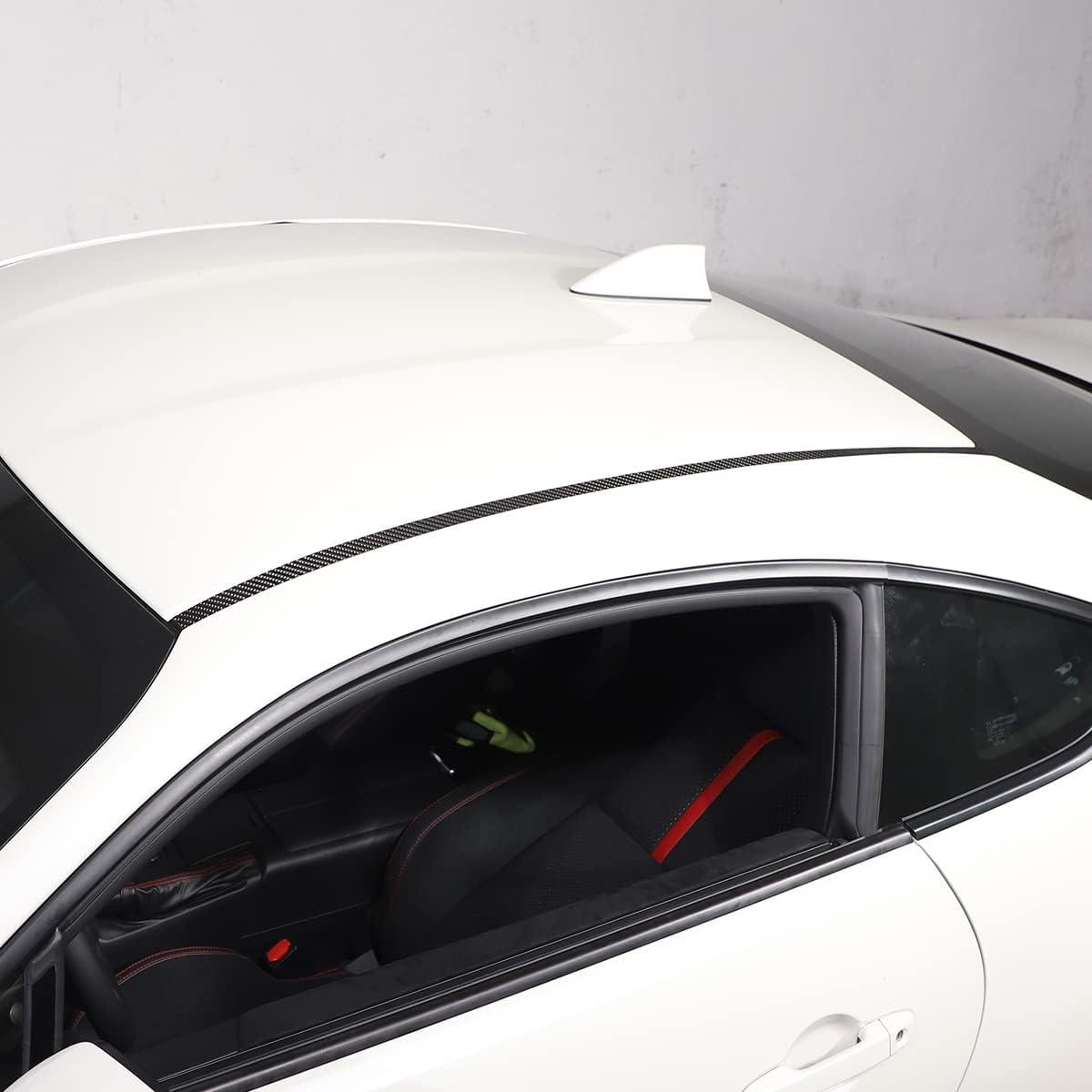 Car Styling Roof Trim Strip Real Carbon Fiber (Soft) 2PCS Car Exterior Accessories Fit for 86 GT86 2022/Sub@ru BRZ ZD8 2022
