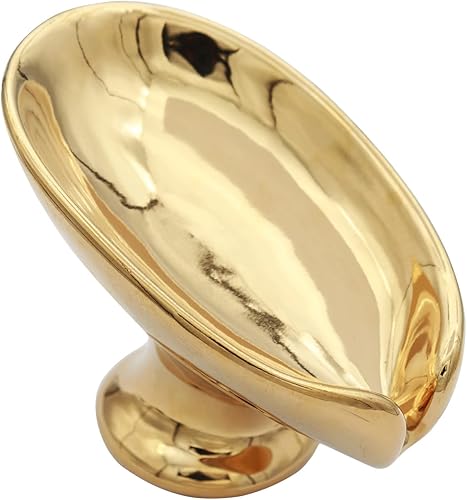 Polyroyal Jabonera autodrenante de cerámica negra y dorada, soporte para jaboneras estilo cascada, jabonera para bar, baño, ducha, mostrador de bar