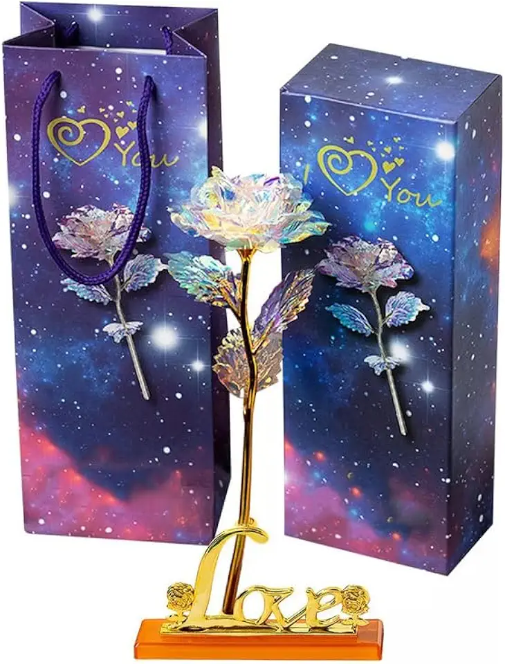 Rosas Cristalinas Com Suporte Em Formato De Coração, Perfeitas Para O Dia Das Mães, Aniversários De Casamento, Aniversários De Meninas, Natal E Dia Dos Namorados