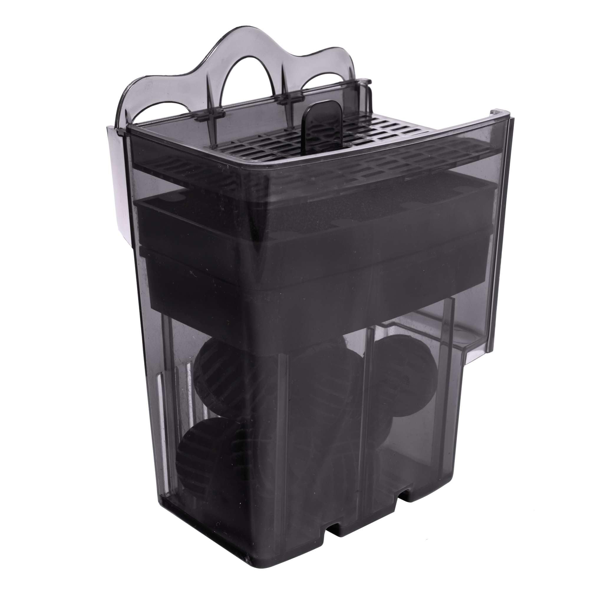 ICA A2000 Filtro Cascada Aqua Excel 300L/H, Acuarios hasta 80L, Gran Cesta Filtrante