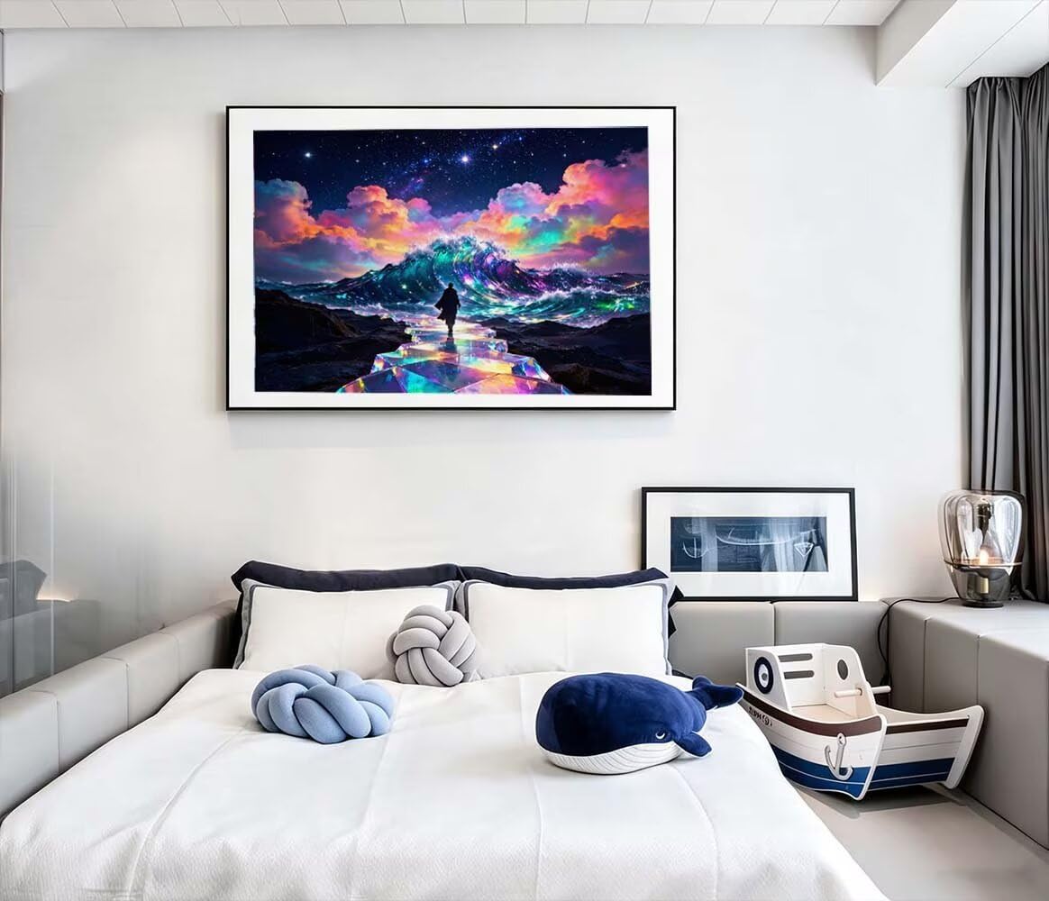 Mężczyzna obraz "zrób to sam", obraz diamentowy 2 sztuki, 95 x 70 cm, L