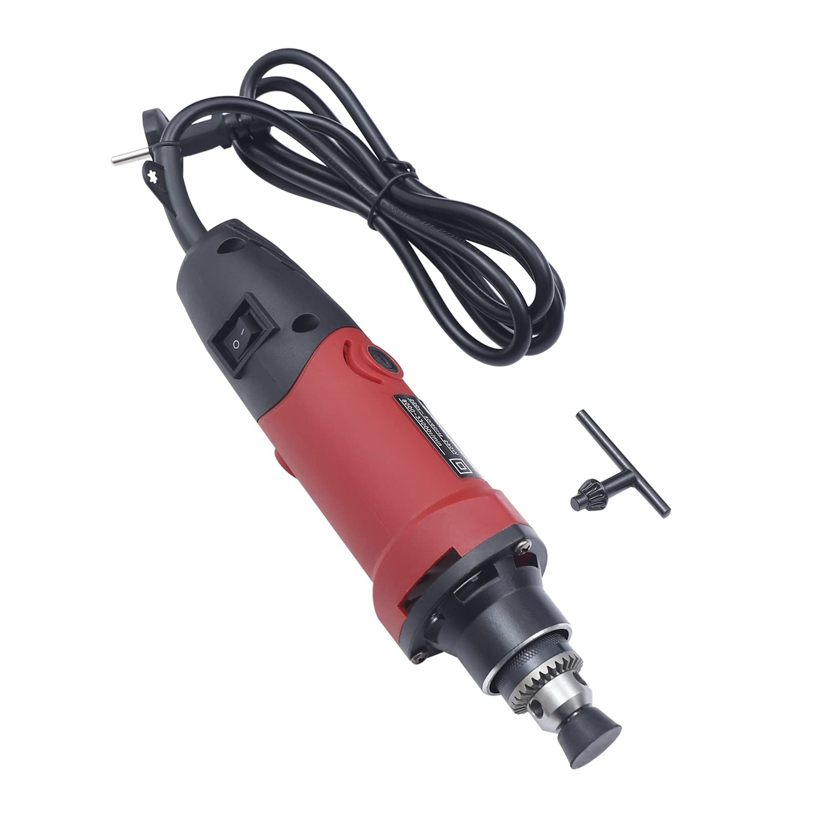 Smerigliatrice dritta, 280W elettrica giada smerigliatrice, 6 velocità regolabile 8000-33000 giri/min, multifunzione Smerigliatrice portatile per intaglio, lucidatura