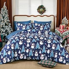 Blue Christmas Snowman