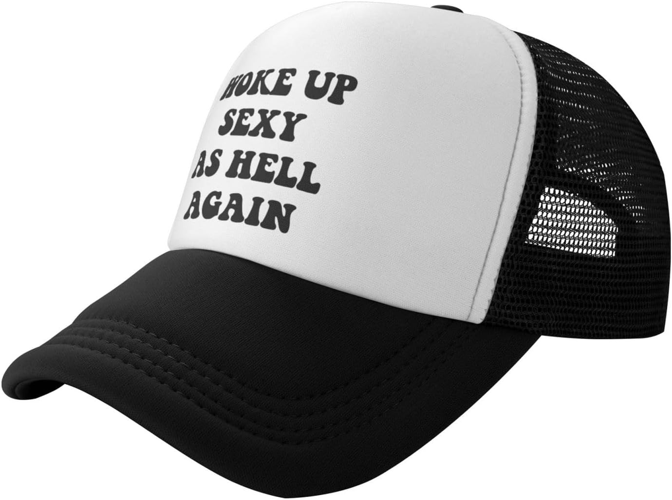 You Find It Offensive? I Find It Funny Trucker Hats for Women Black Men Retro Trucker Black Hats for Men