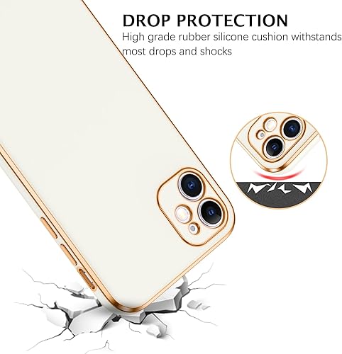 Miniatura 7 de Telaso Funda compatible con iPhone 11, iPhone 11 con soporte separado en forma de corazón de amor, soporte de soporte de TPU suave chapado en TPU