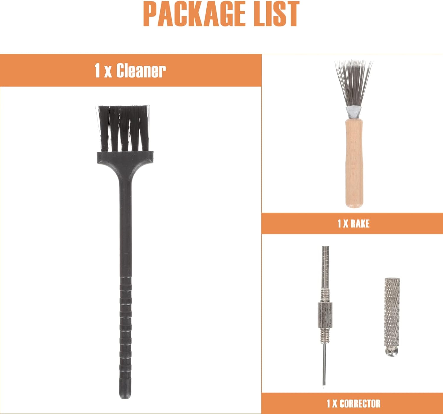HOMSFOU Japanese Ikebana Kenzan Tool Set Cleaning Rake – Floral Arrangement Helper for Garden Enthusiasts Includes Needle Straightener and Pin Cleaner for Elegant Flower Display